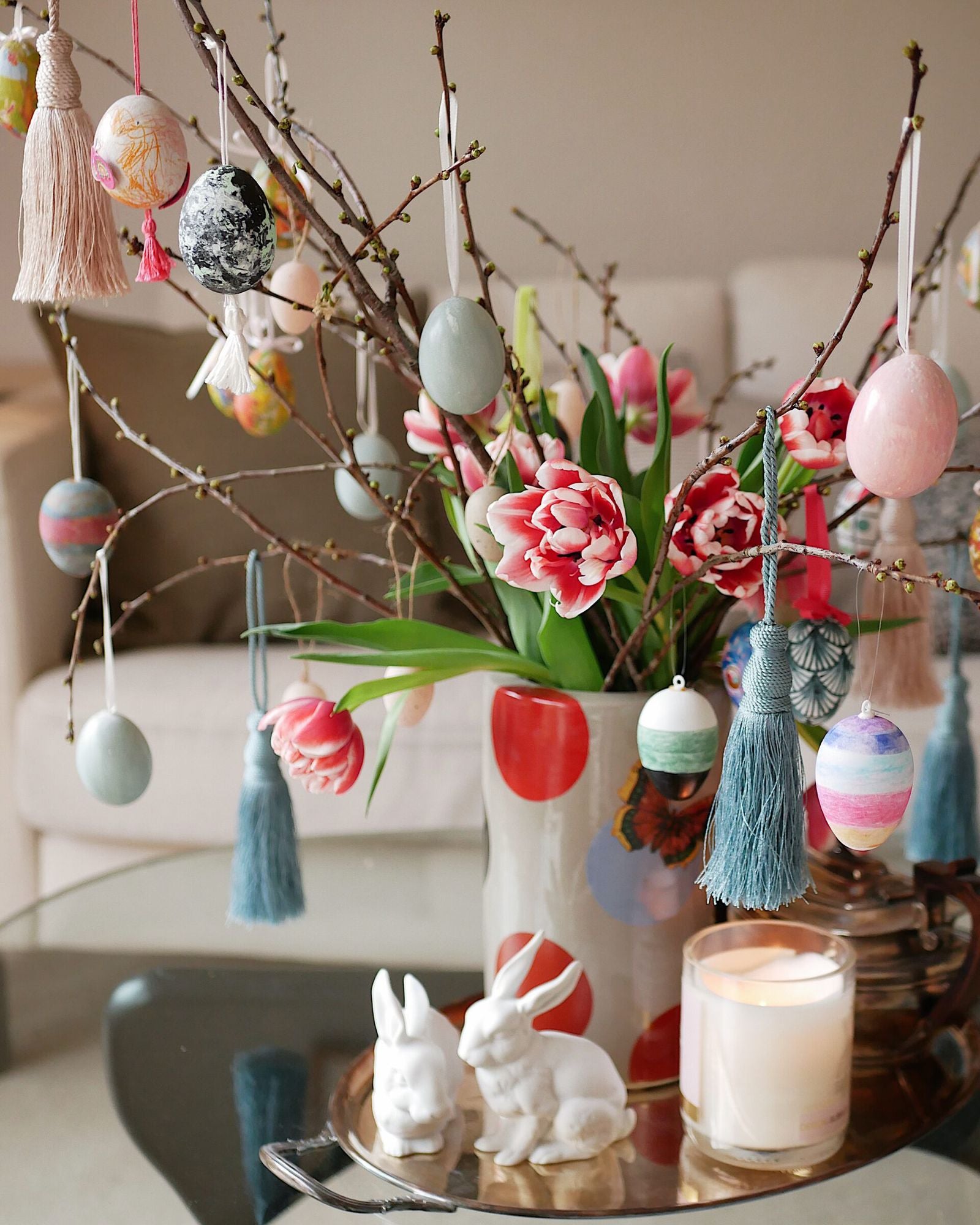 Quaste in Salbeigrün