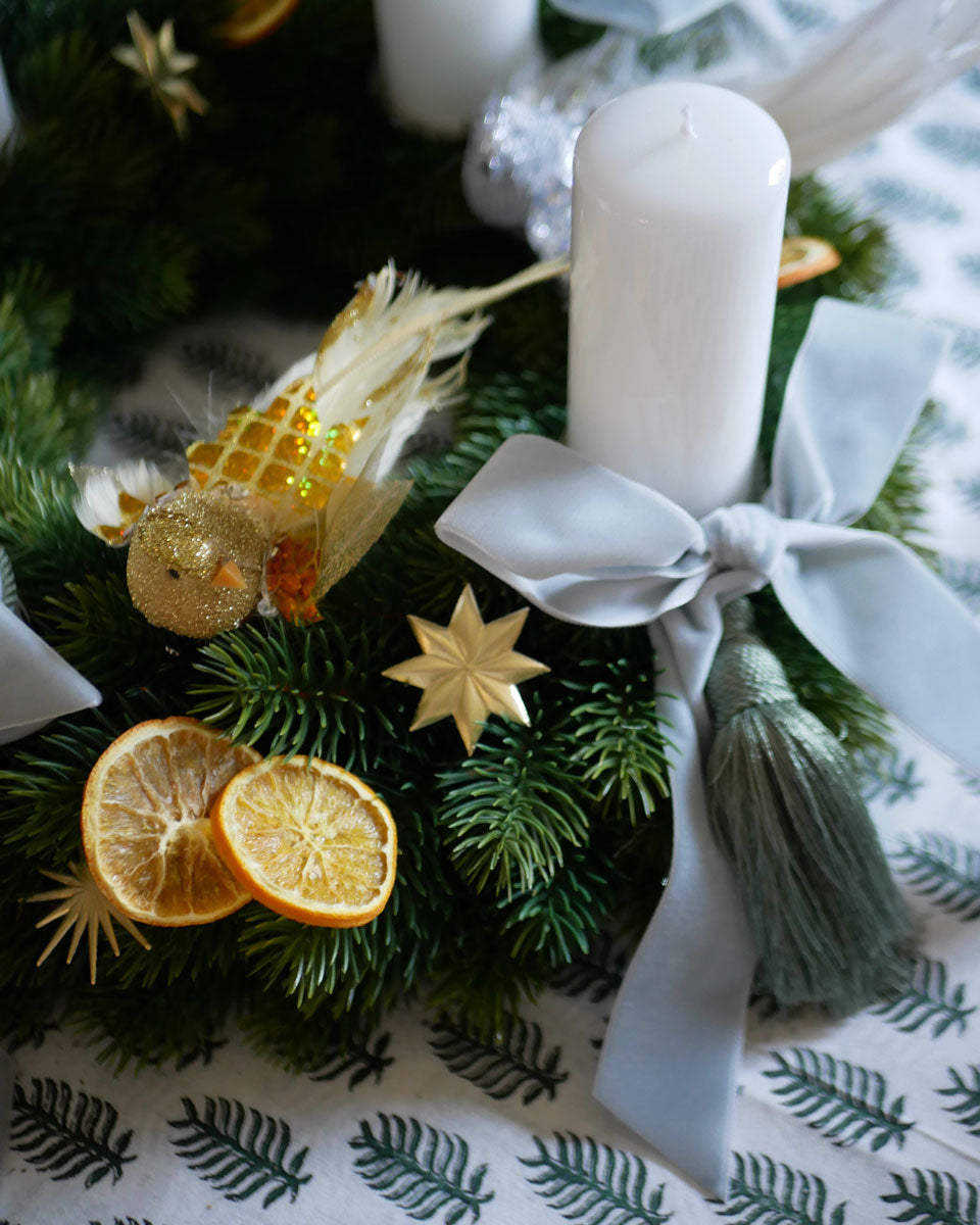 Quaste in Salbeigrün