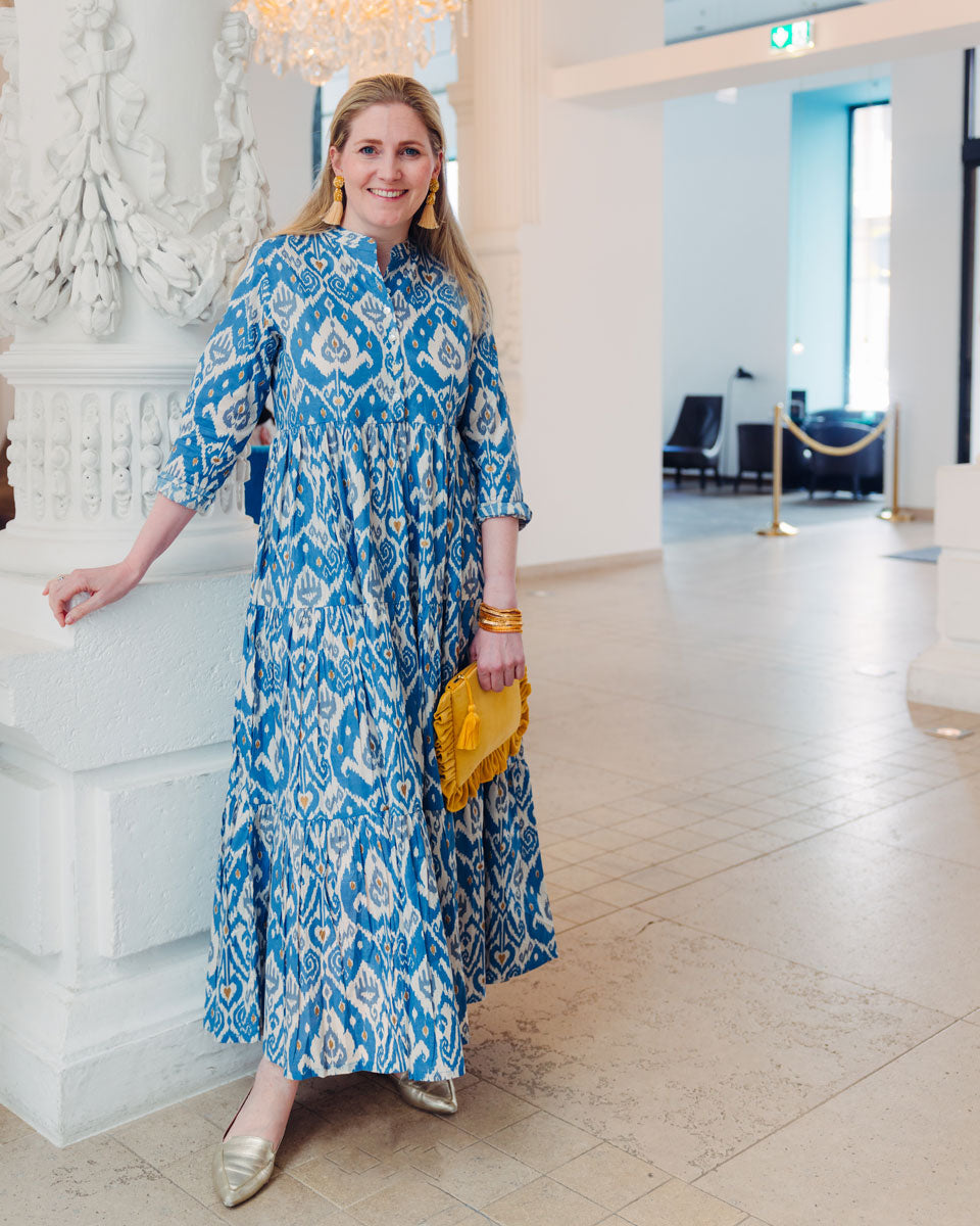 Samt-Täschchen Gelb