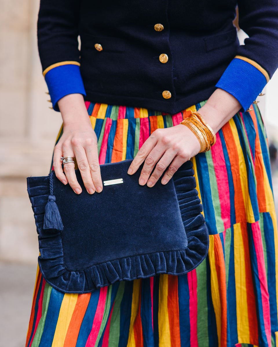 Samt-Täschchen - mit kleinen Fehlern