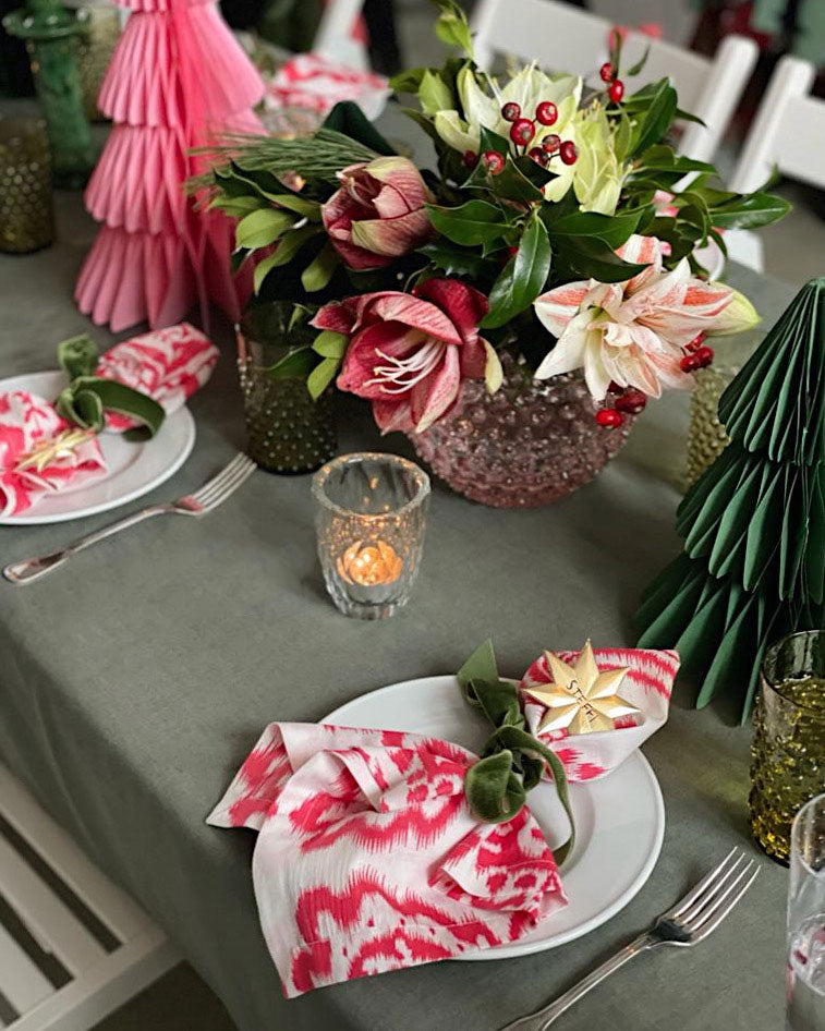 Ikat Servietten "Diwali" (4er)