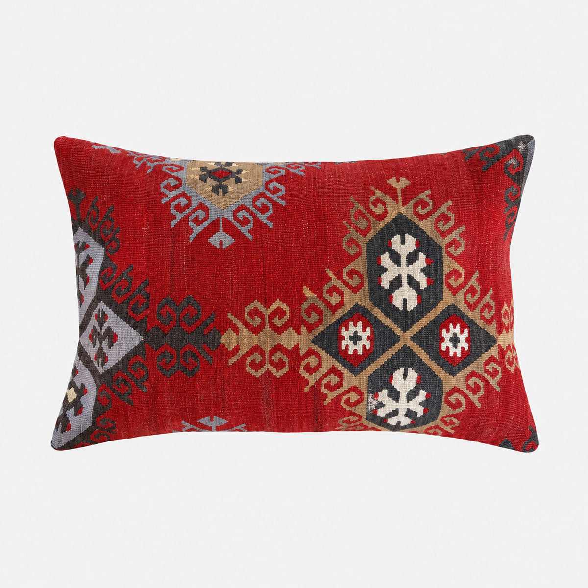 Kelim-Kissen 60 x 40 in blau und rot - sechs Varianten