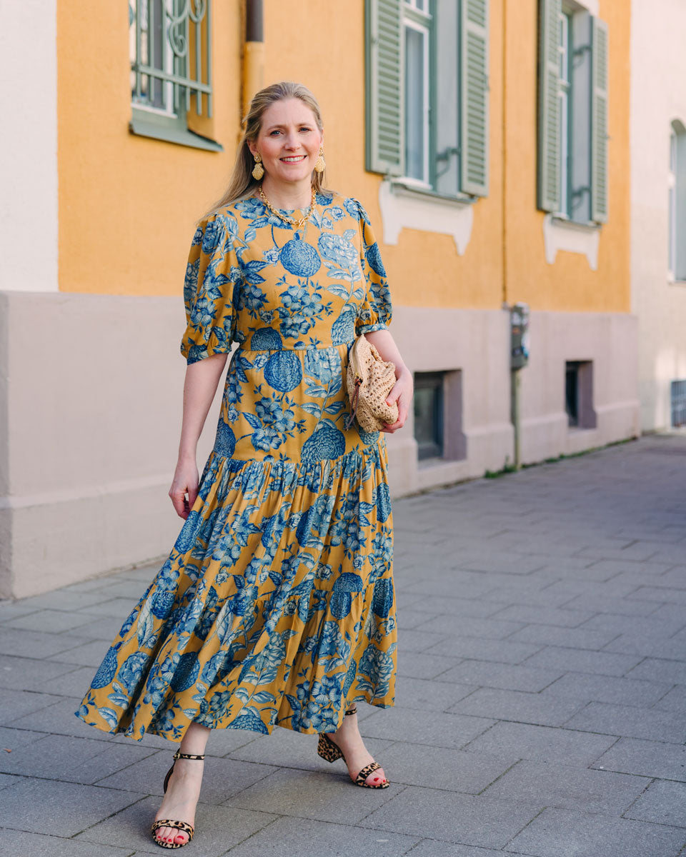 Letzte Größen: Kleid "Philippa" in Goldgelb
