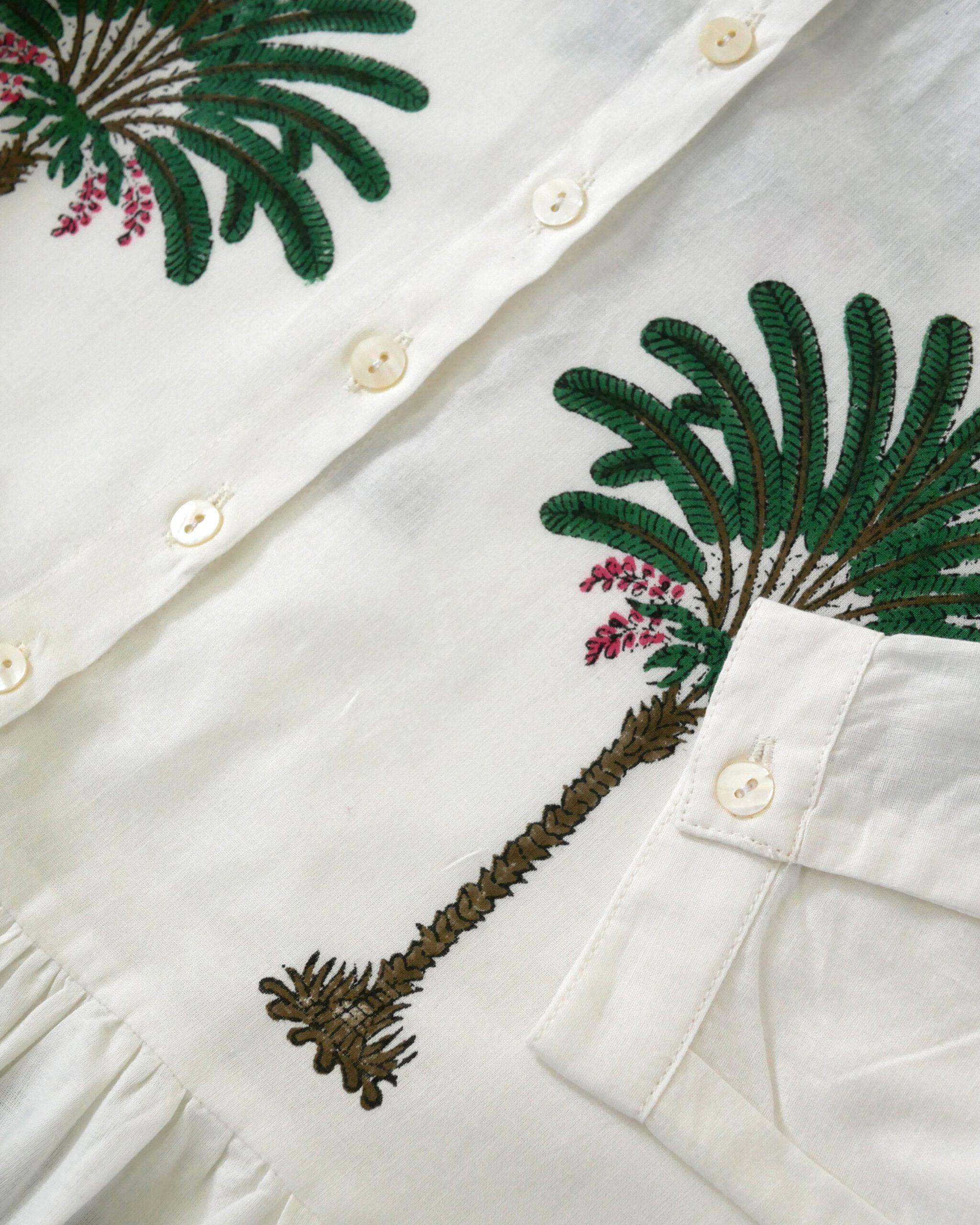 Letzte Größen: Maxikleid "Maxima" mit Palmen