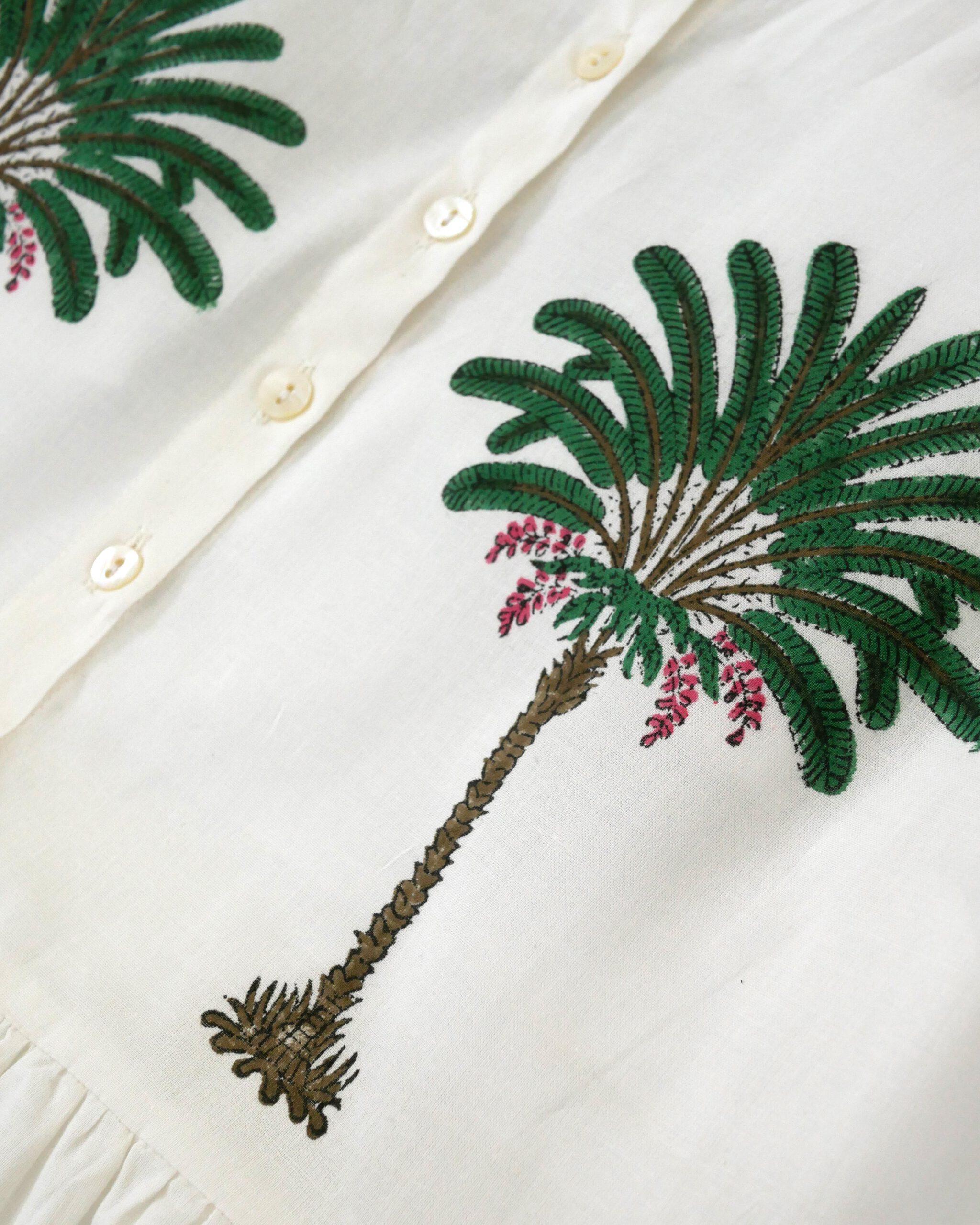 Letzte Größen: Maxikleid "Maxima" mit Palmen