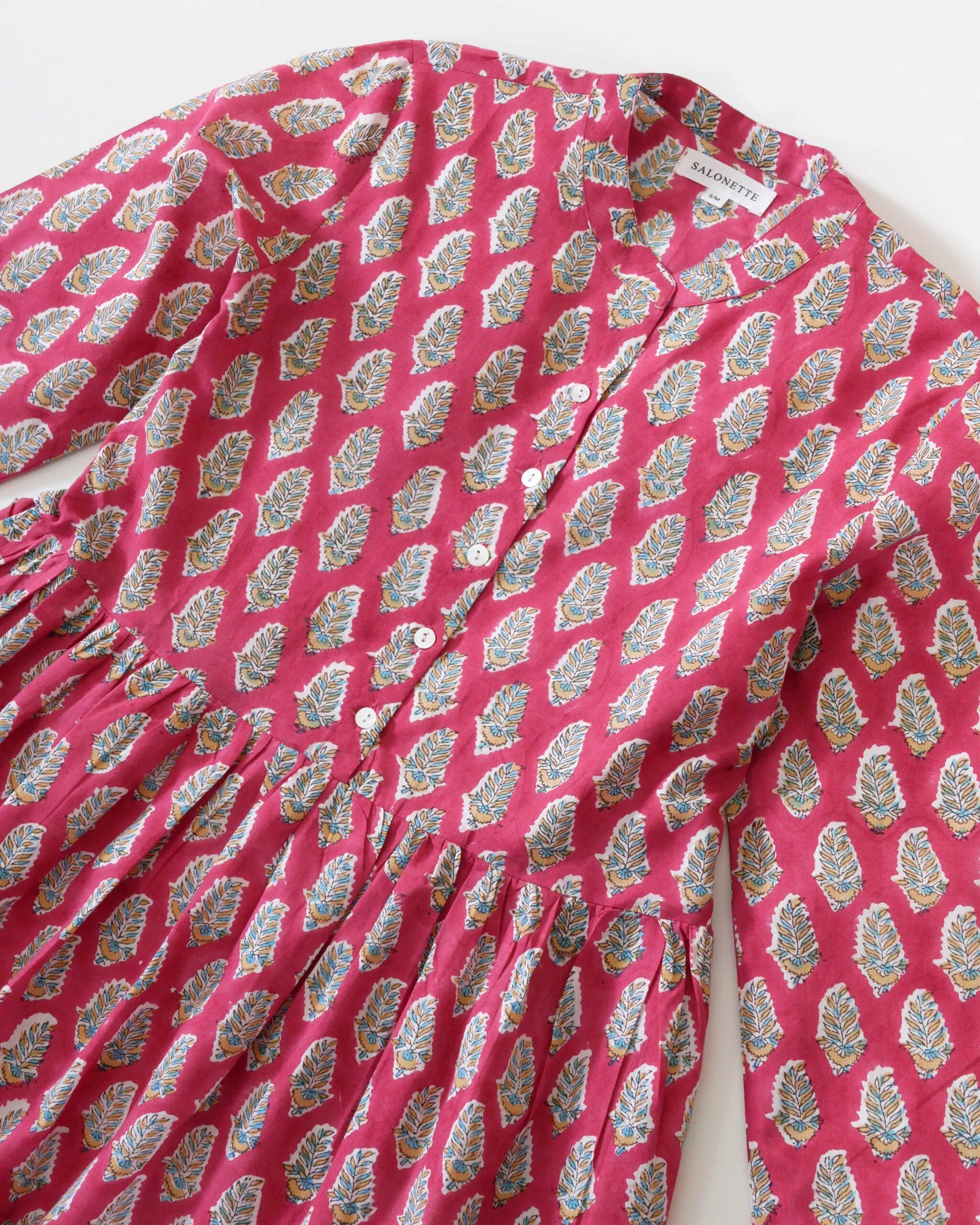 Letzte Größen: Maxikleid "Maxima" in Korallpink