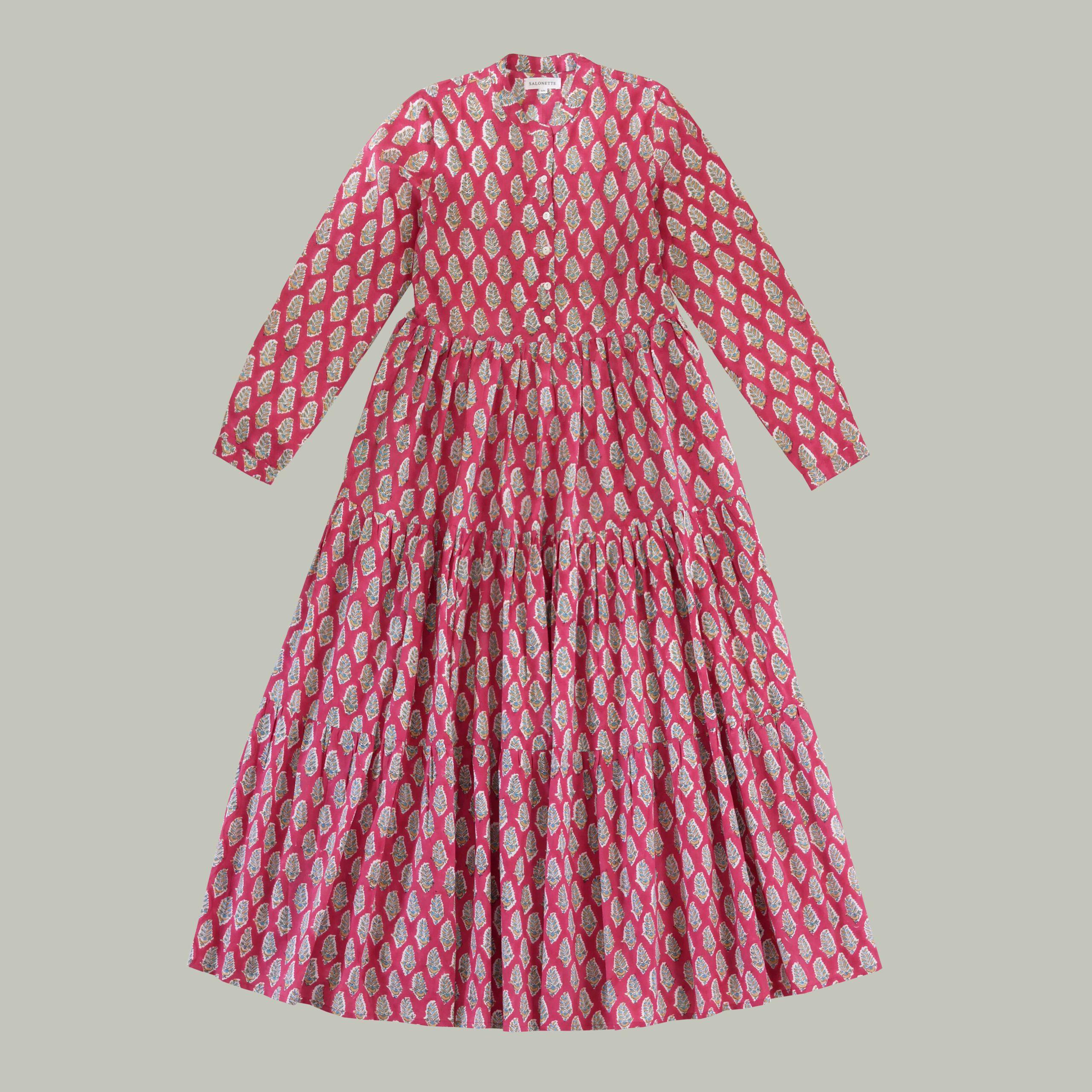 Letzte Größen: Maxikleid "Maxima" in Korallpink