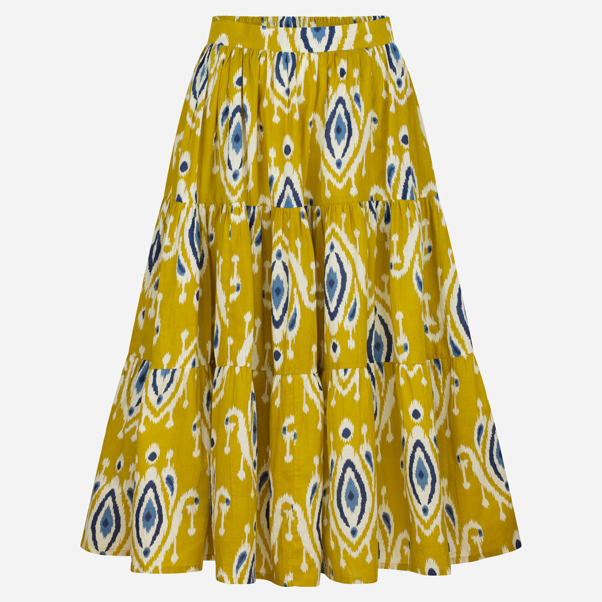 Rock "Selma" mit gelbem Ikat