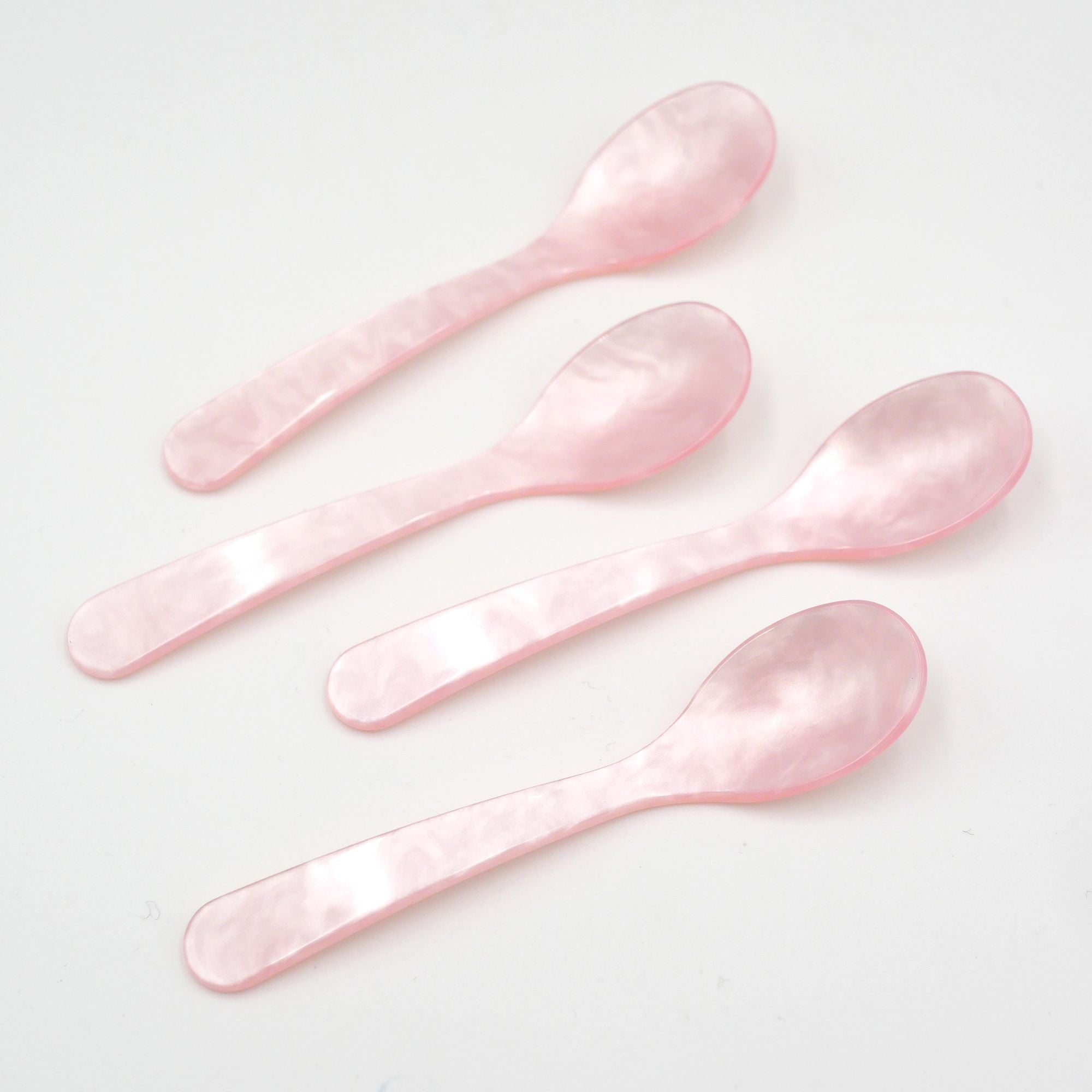 Eierlöffel aus Acryl - Frühlingsfarben