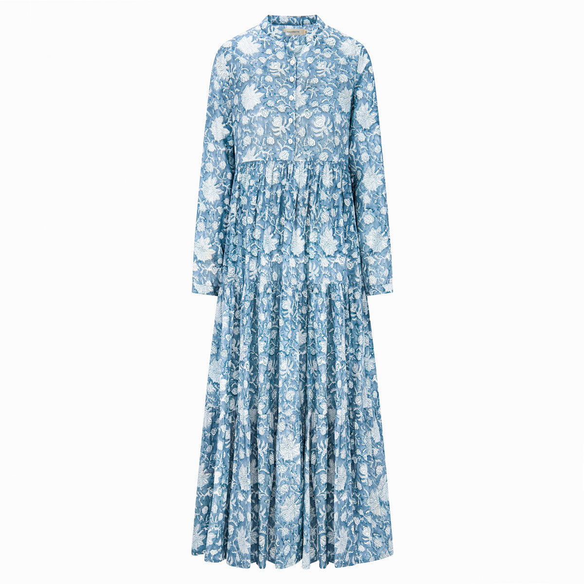 Maxikleid "Maxima" in blaugrau