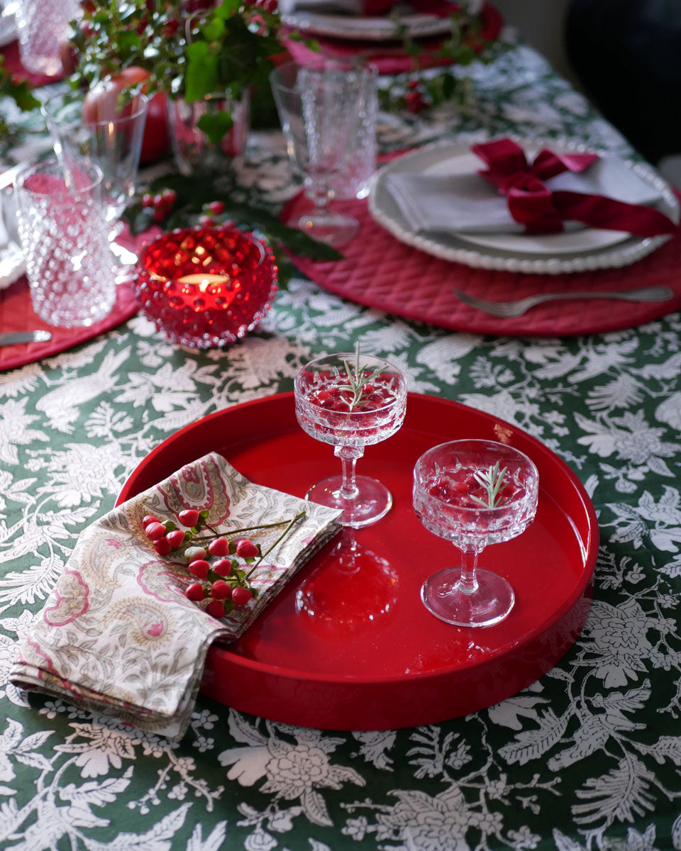 Lacktablett rund 30cm