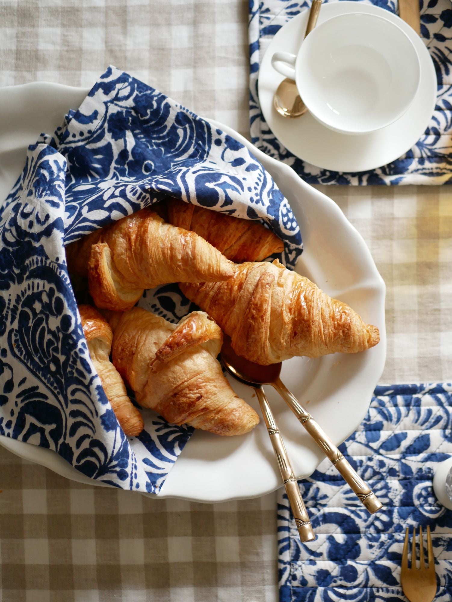 Blockprint Servietten "São Bento" (4er)