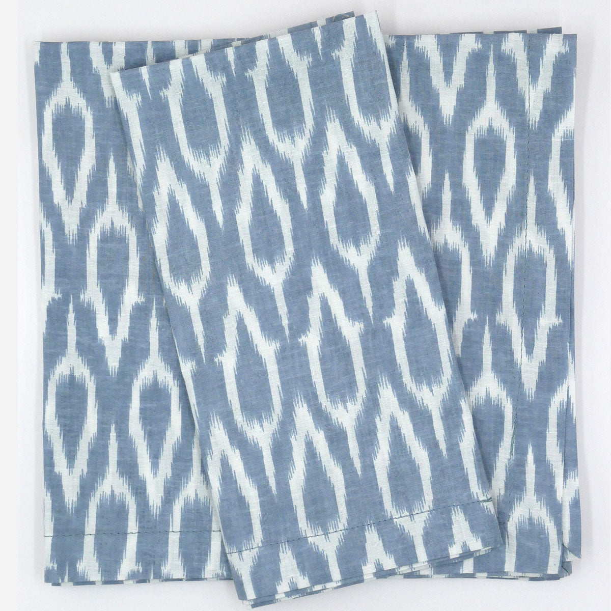 Ikat Servietten "Masala" Graublau (4er)