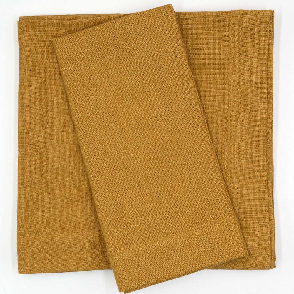 Leinenservietten Karamell (4er)