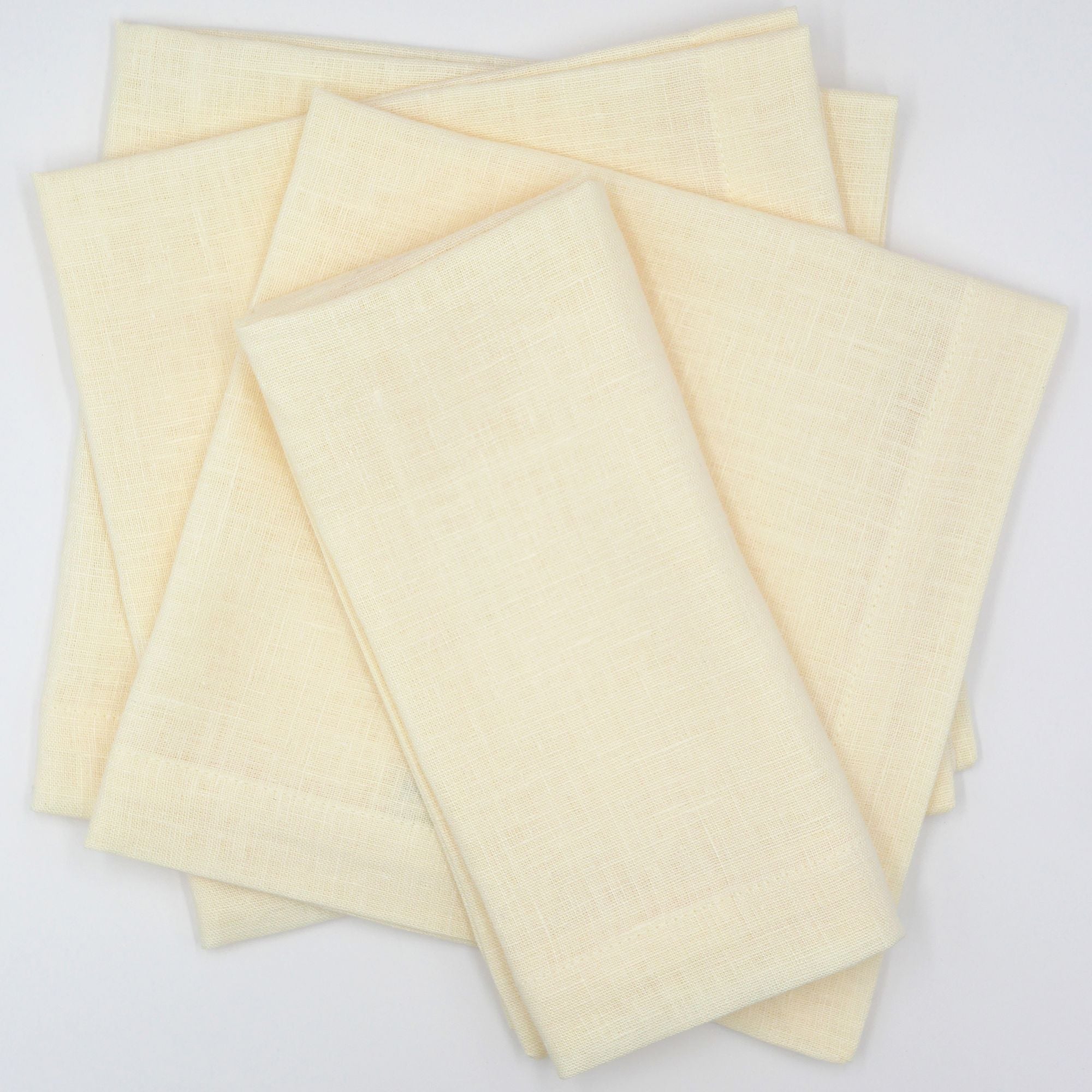 Leinenservietten Vanille (6er)