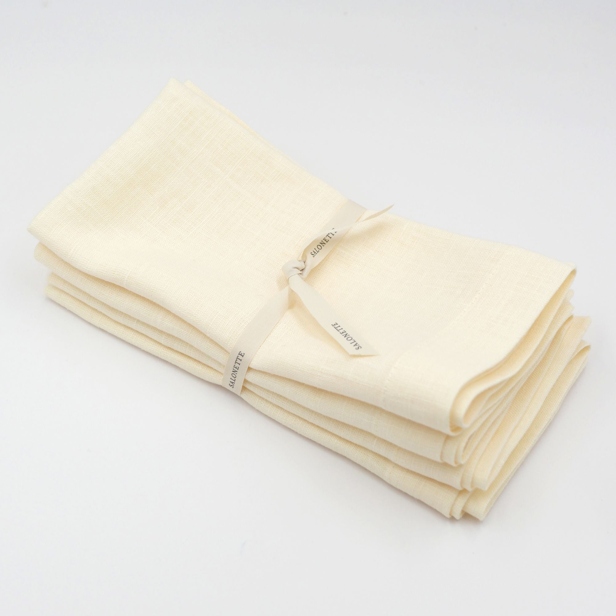 Leinenservietten Vanille (6er)