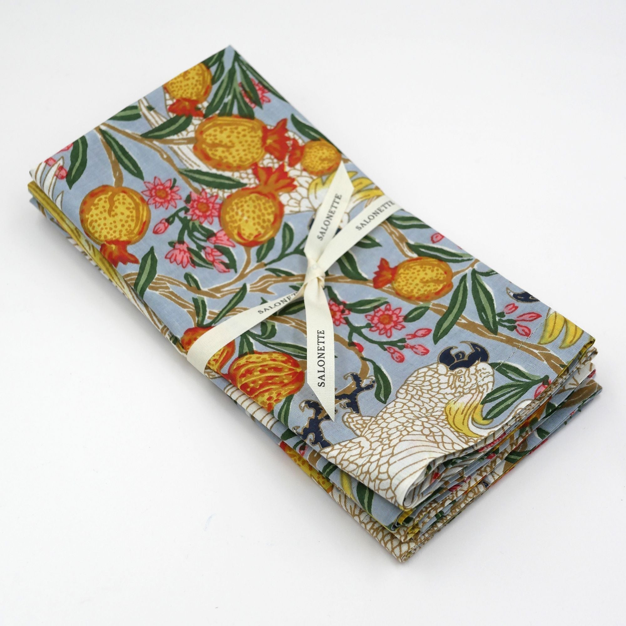 Blockprint Servietten "Tropicana" (4er)