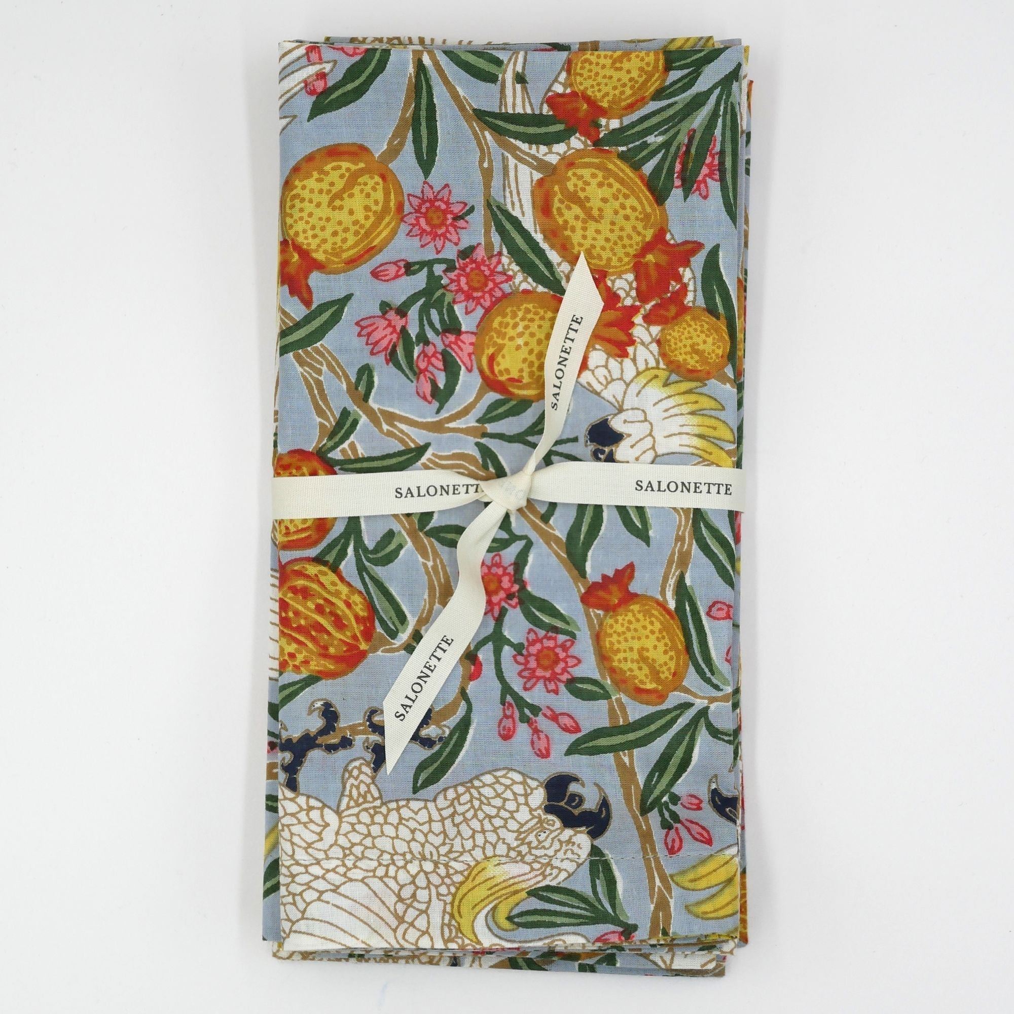 Blockprint Servietten "Tropicana" (4er)