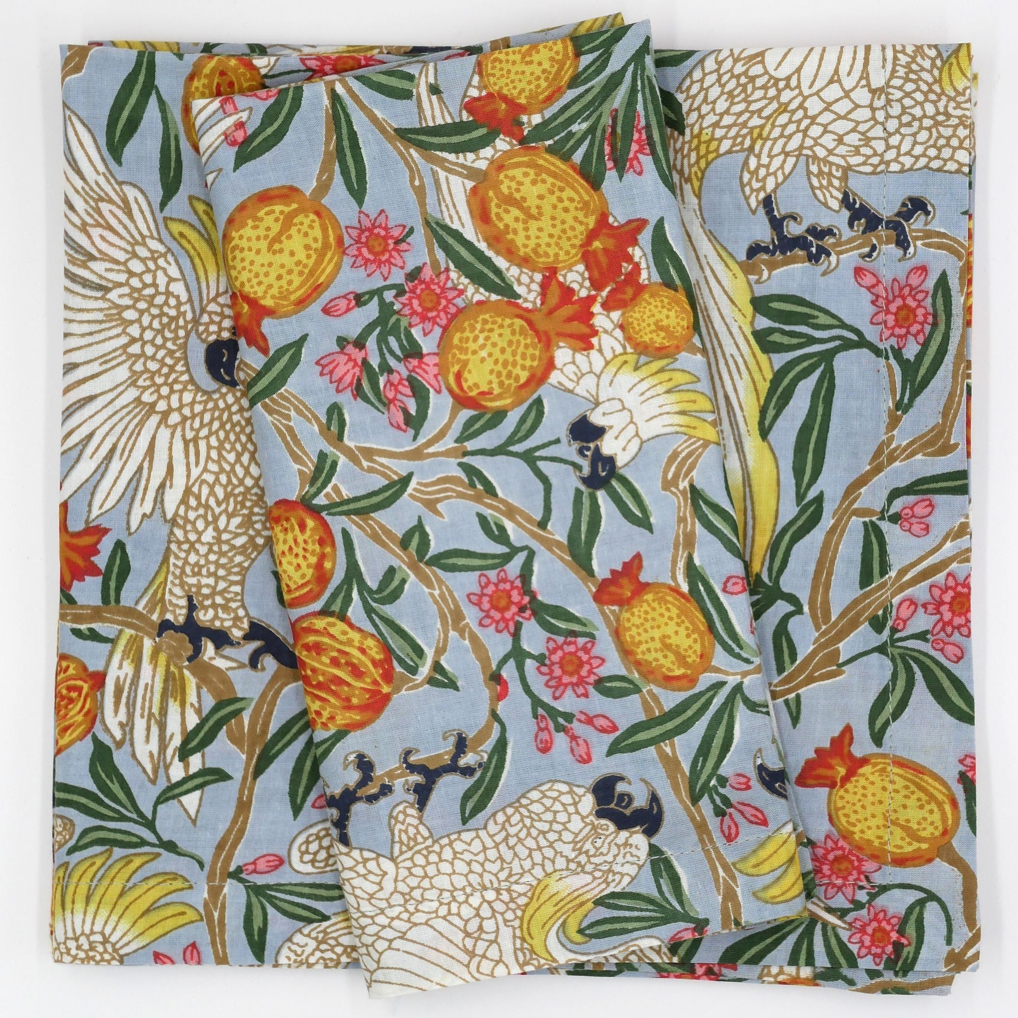 Blockprint Servietten "Tropicana" (4er)