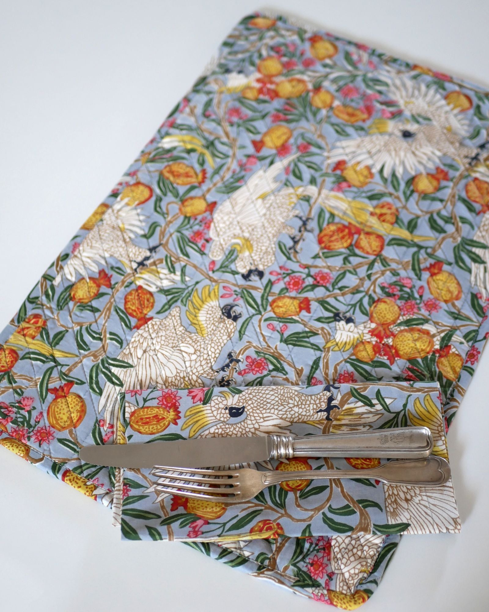 Abgesteppte Tischsets "Tropicana" - Zweier-Set