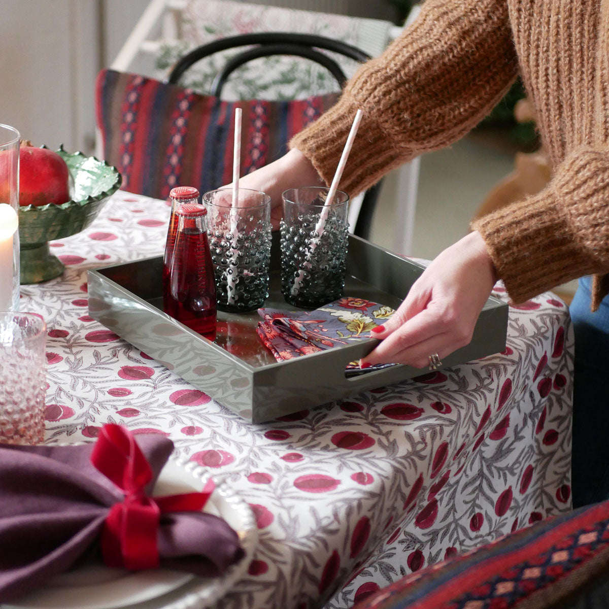 Lacktablett quadratisch 29x29cm