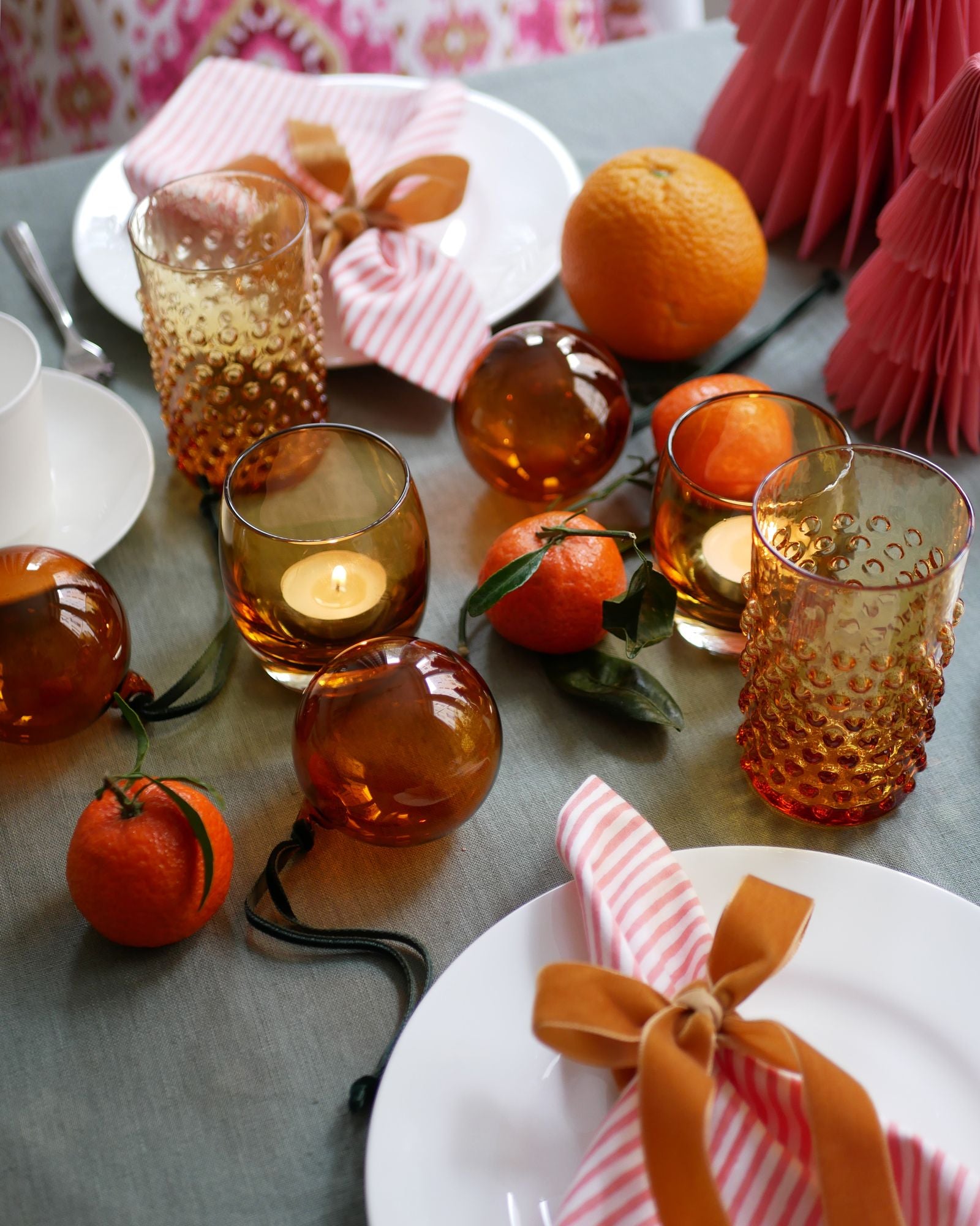 Glaskugel - mundgeblasen, Goldgelb