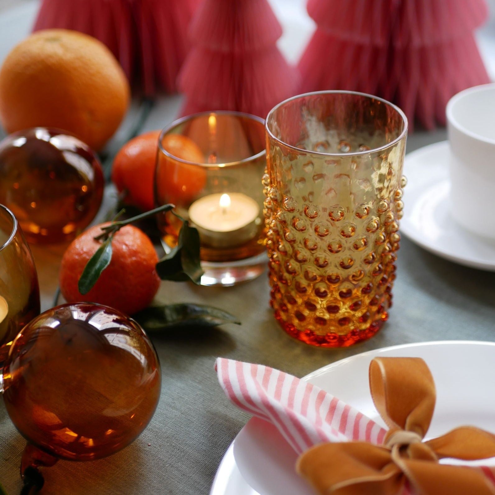 Glaskugel - mundgeblasen, Goldgelb