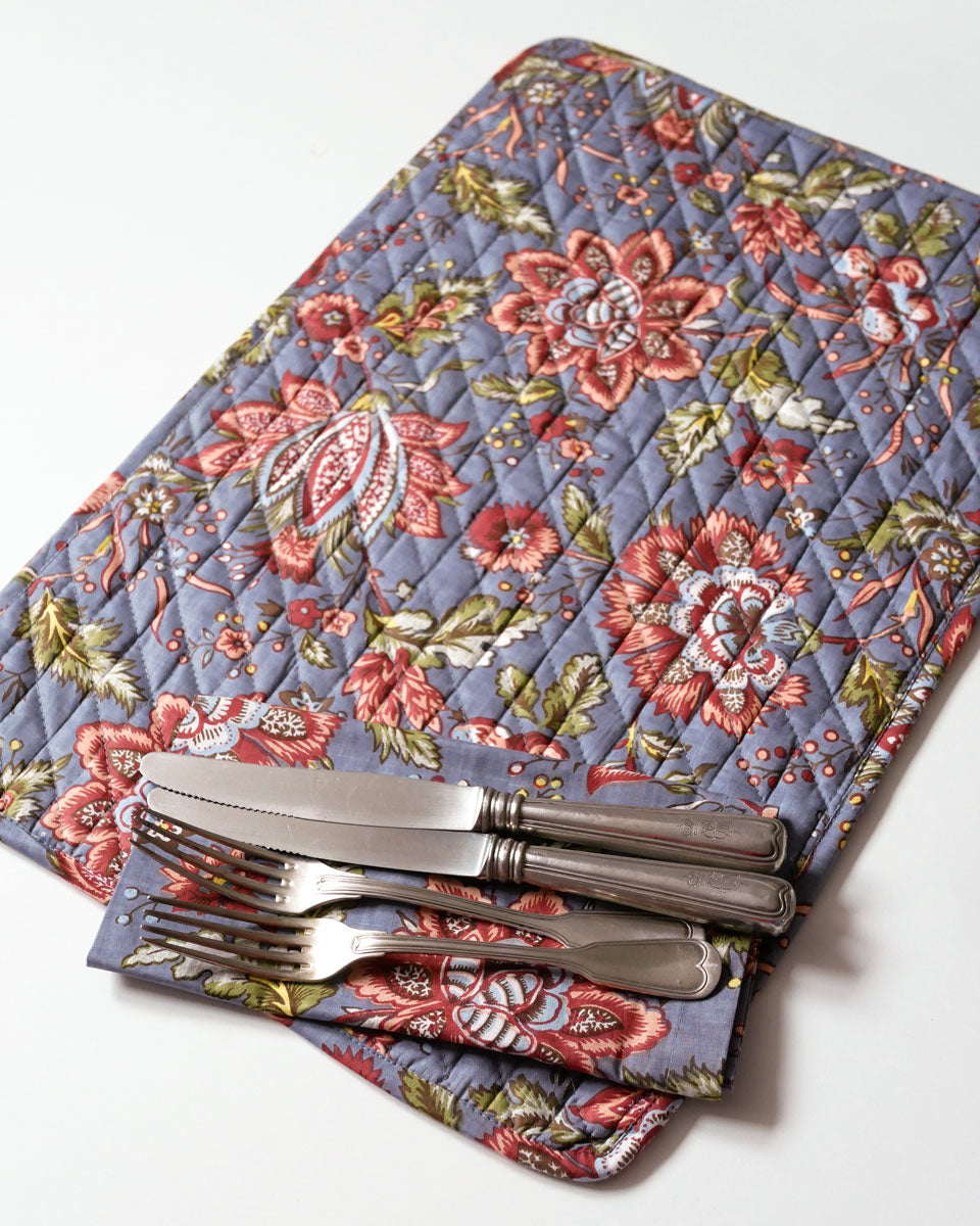 Abgesteppte Tischsets "Casa Melograno" - Zweier-Set