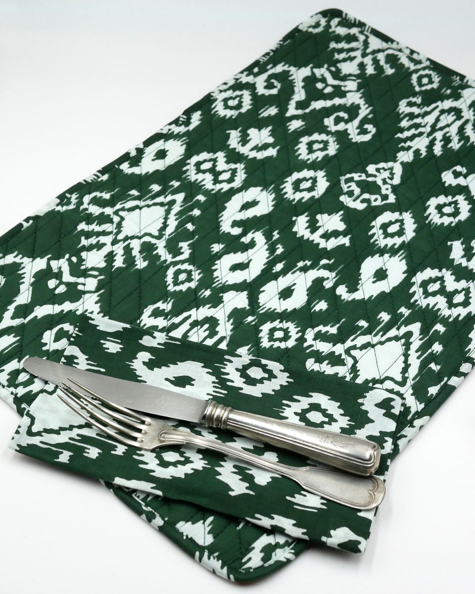 Abgesteppte Tischsets "Dorado" - Zweier-Set