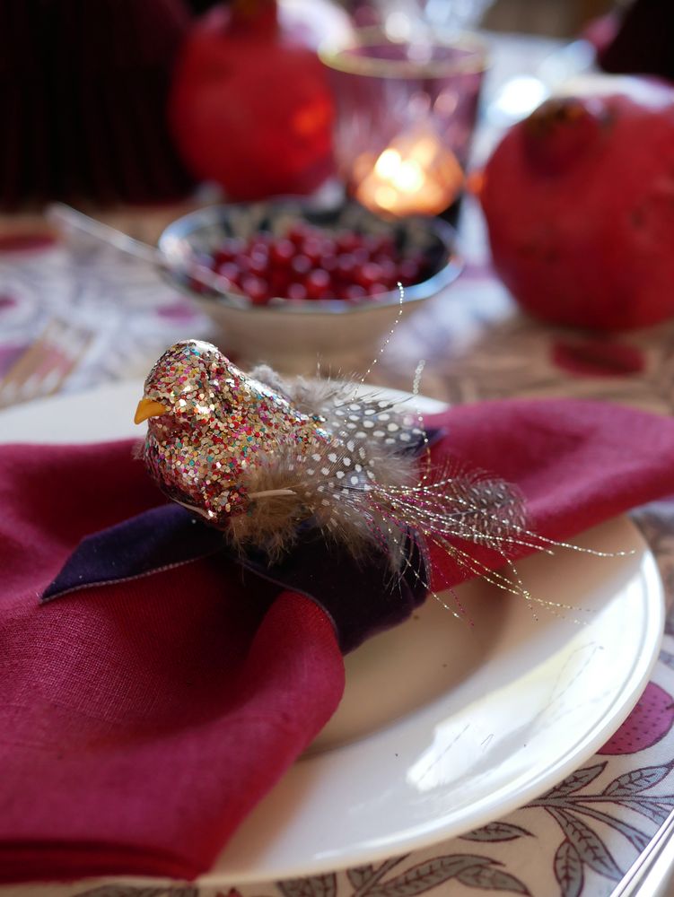 Glitzer-Vögelchen - Dreierset