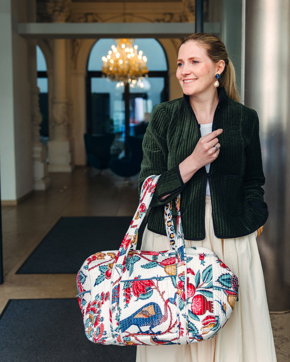 Samt-Jacke "Cosima" in Grün