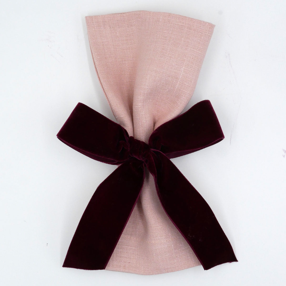 Samtschleifen Bordeaux - extra breit (4er)