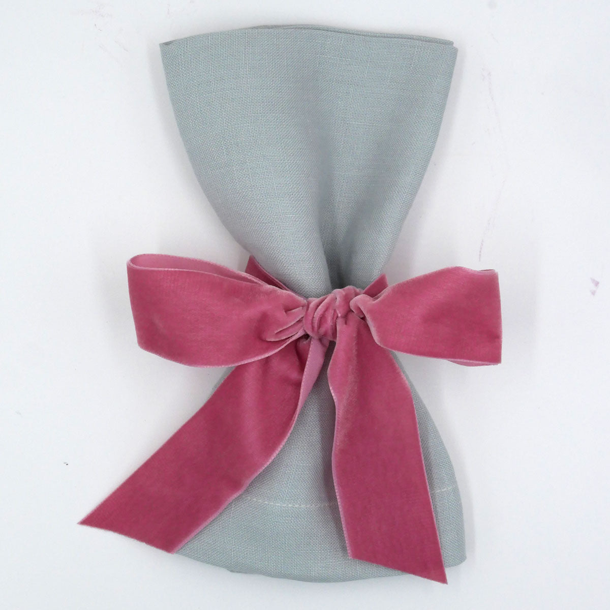 Samtschleifen Altrosa - extra breit (4er)