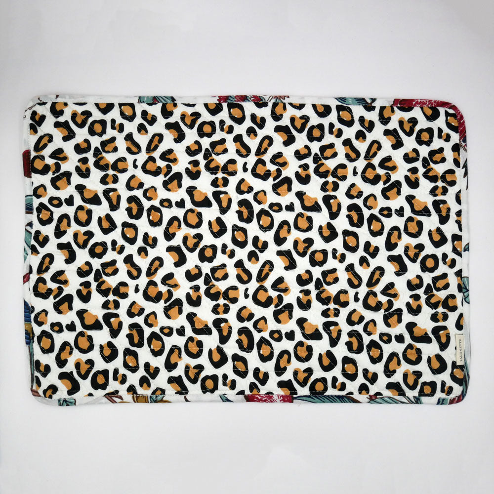 Abgesteppte Tischsets "Blackbird" - Zweier-Set