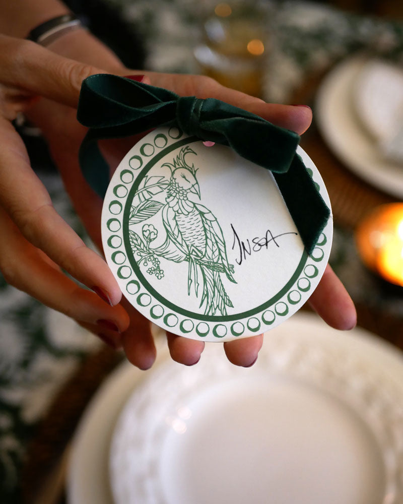 Papeterie-Set "À table!" - Grün