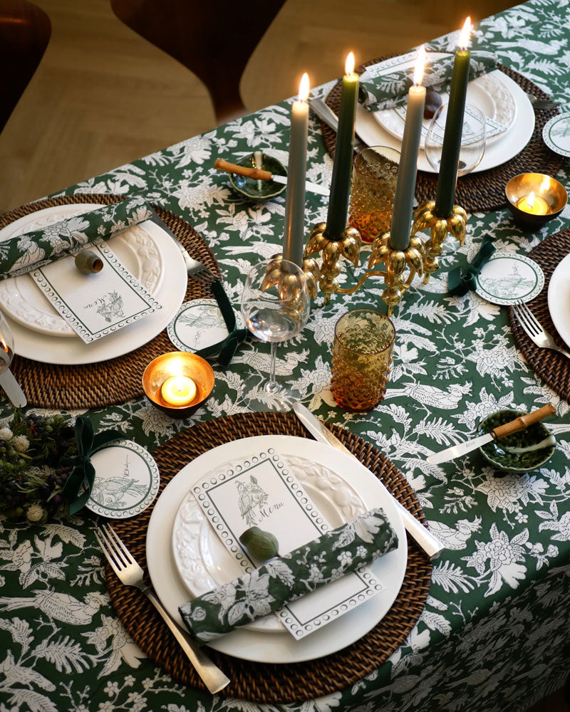 Papeterie-Set "À table!" - Grün