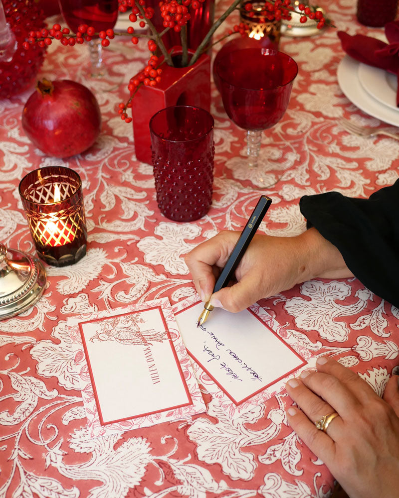 Papeterie-Set "À table!" - Rot