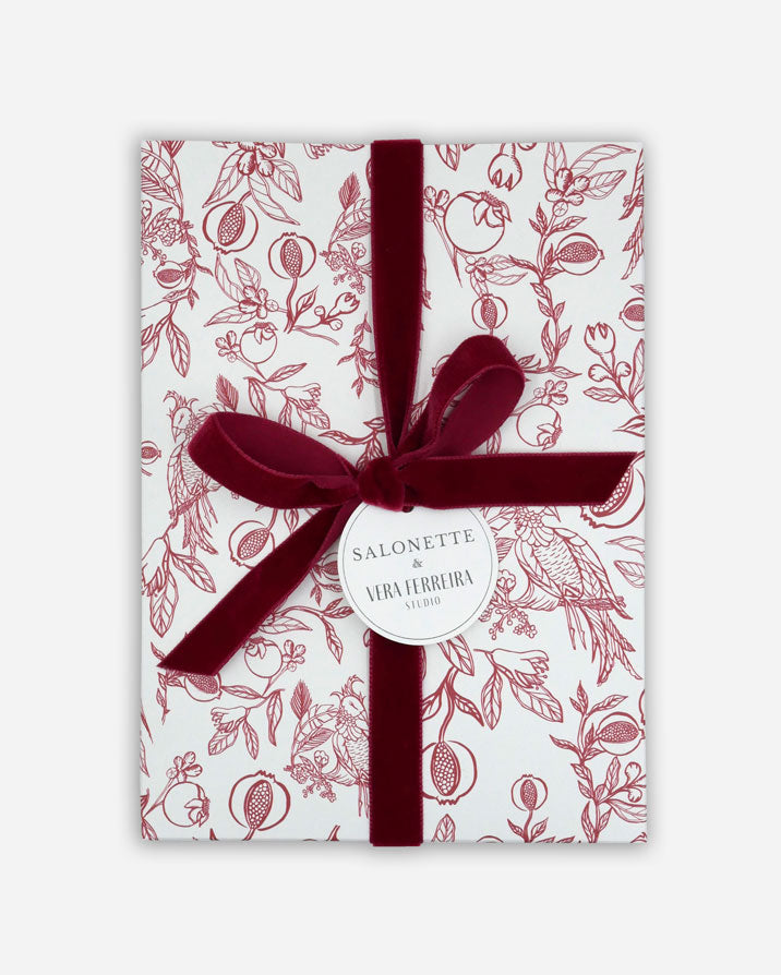 Papeterie-Set "À table!" - Rot