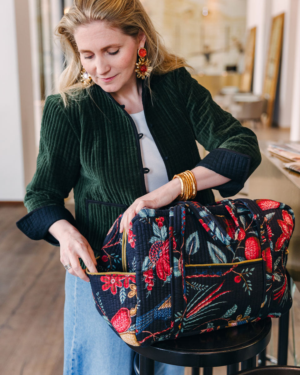 Weekender Bag "Black Bird"