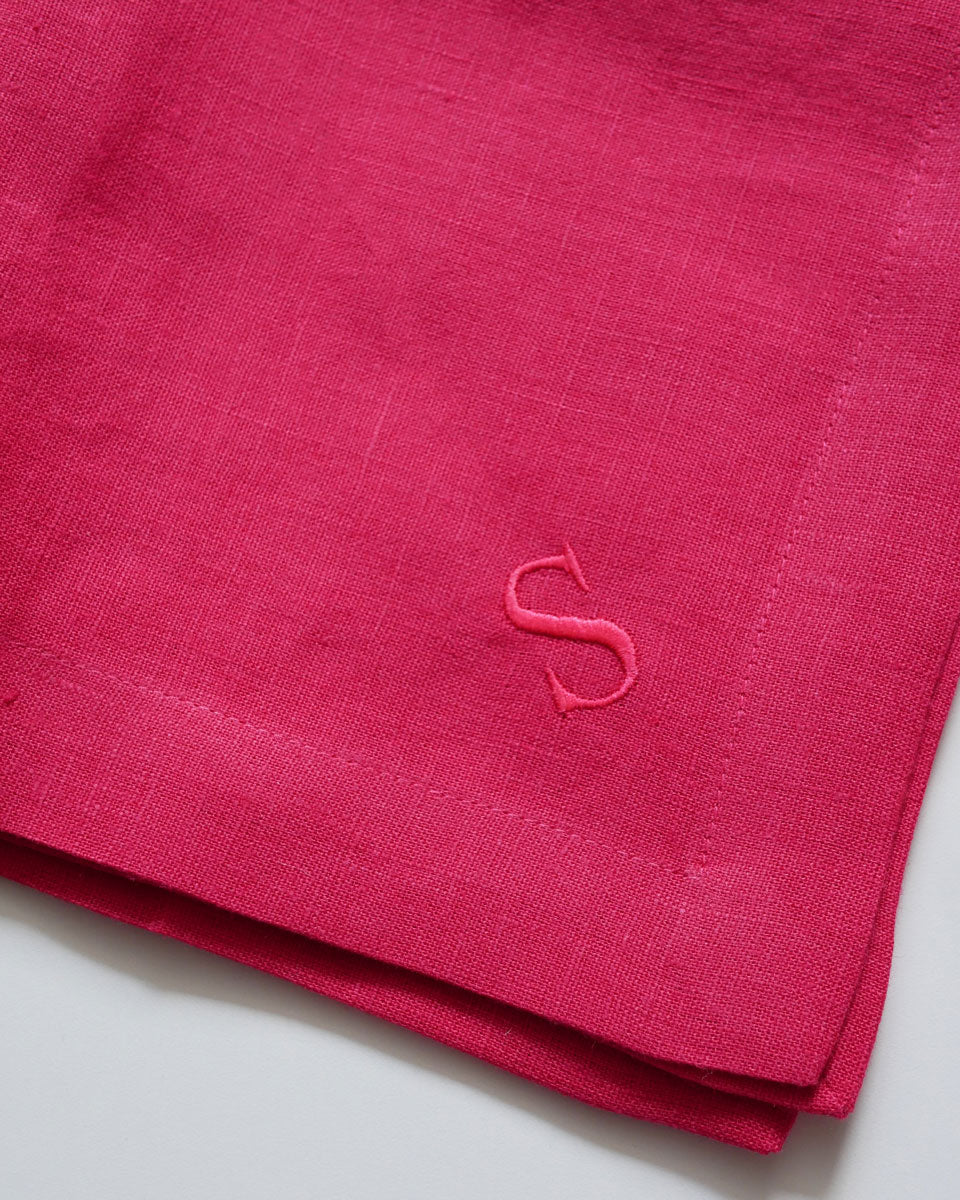 Leinenservietten Himbeerpink (6er)