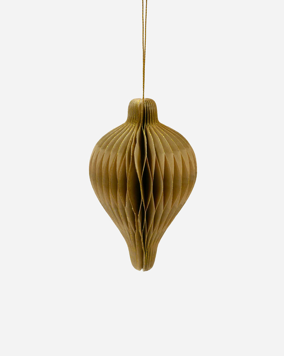 Ornament aus Wabenpapier - Sand