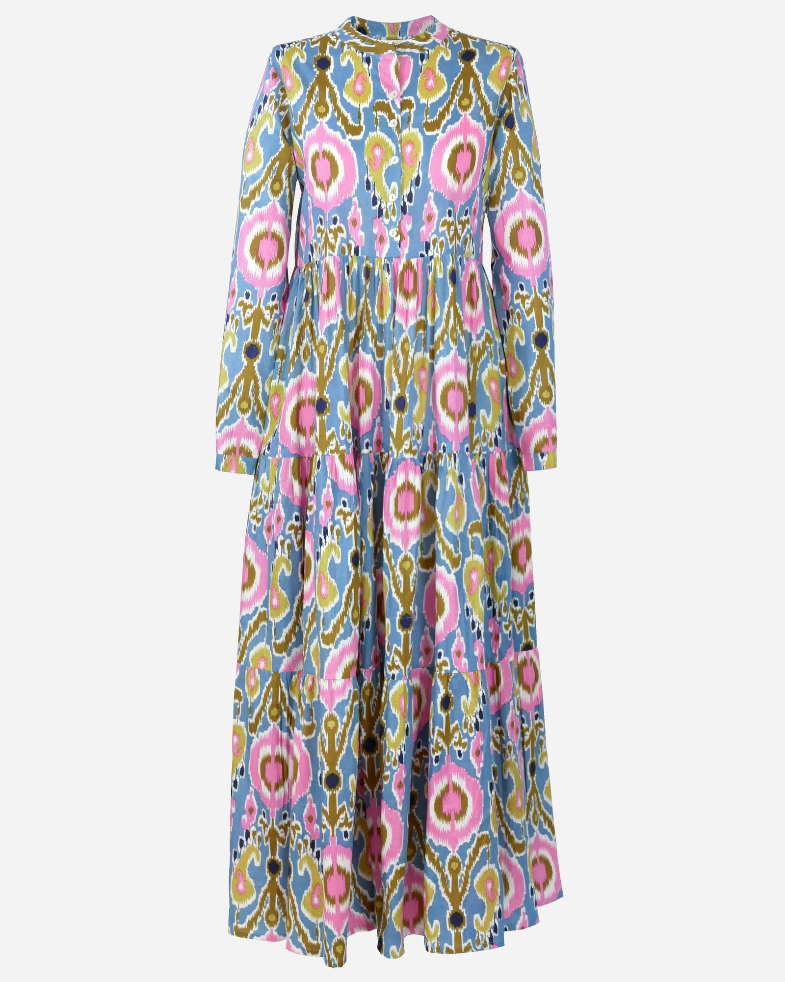 Kleid "Maxima" in Royal Ikat