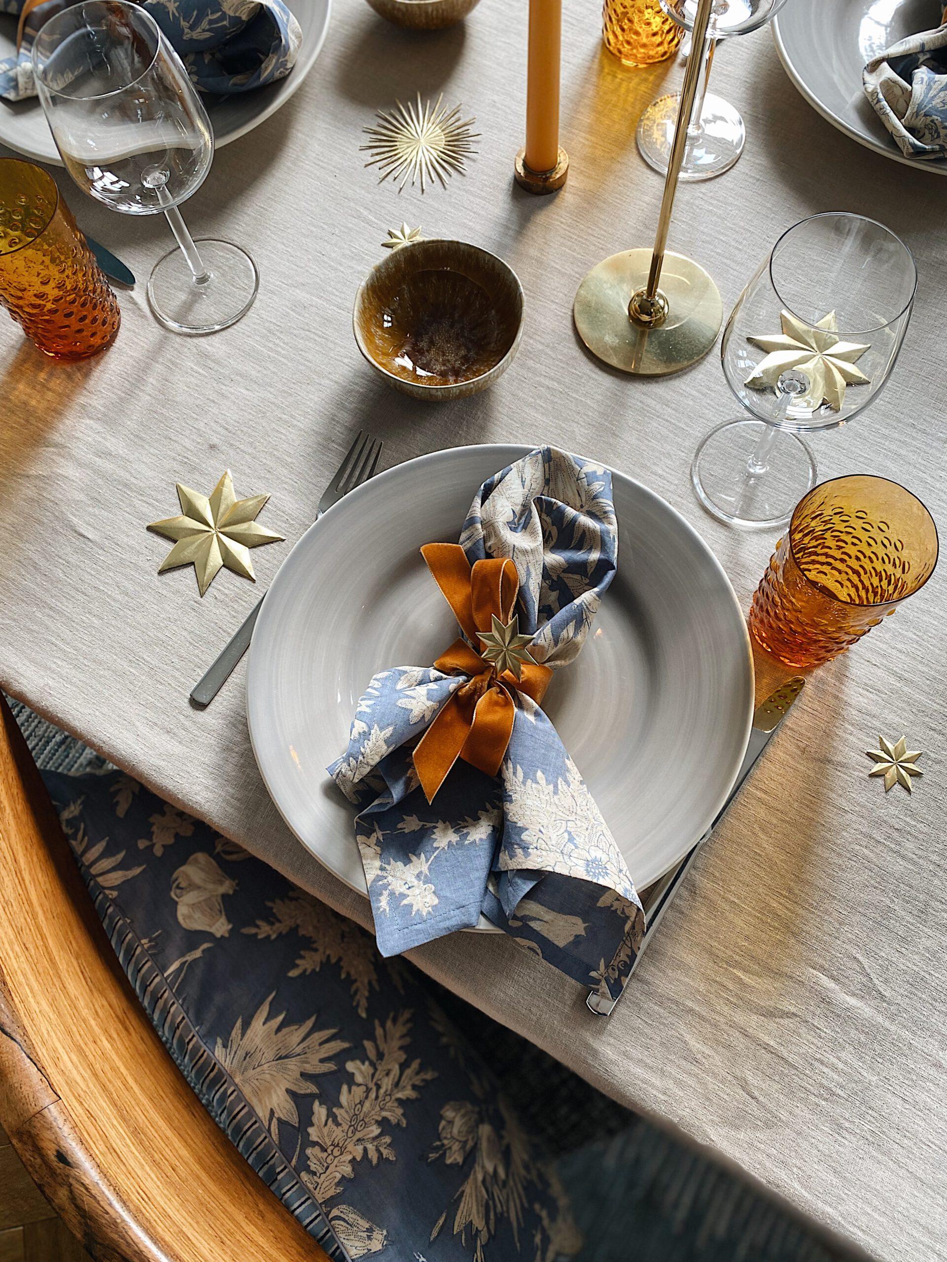 Blockprint Servietten "Casablanca" (6er)