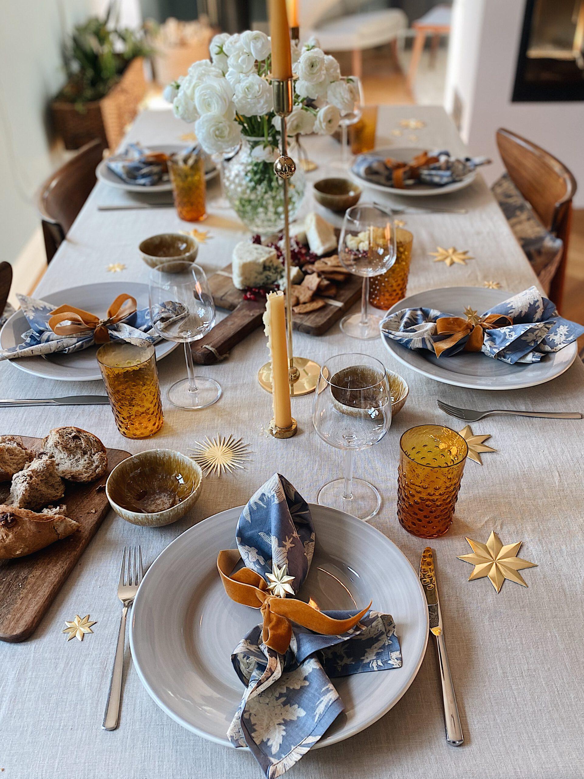 Blockprint Servietten "Casablanca" (4er)