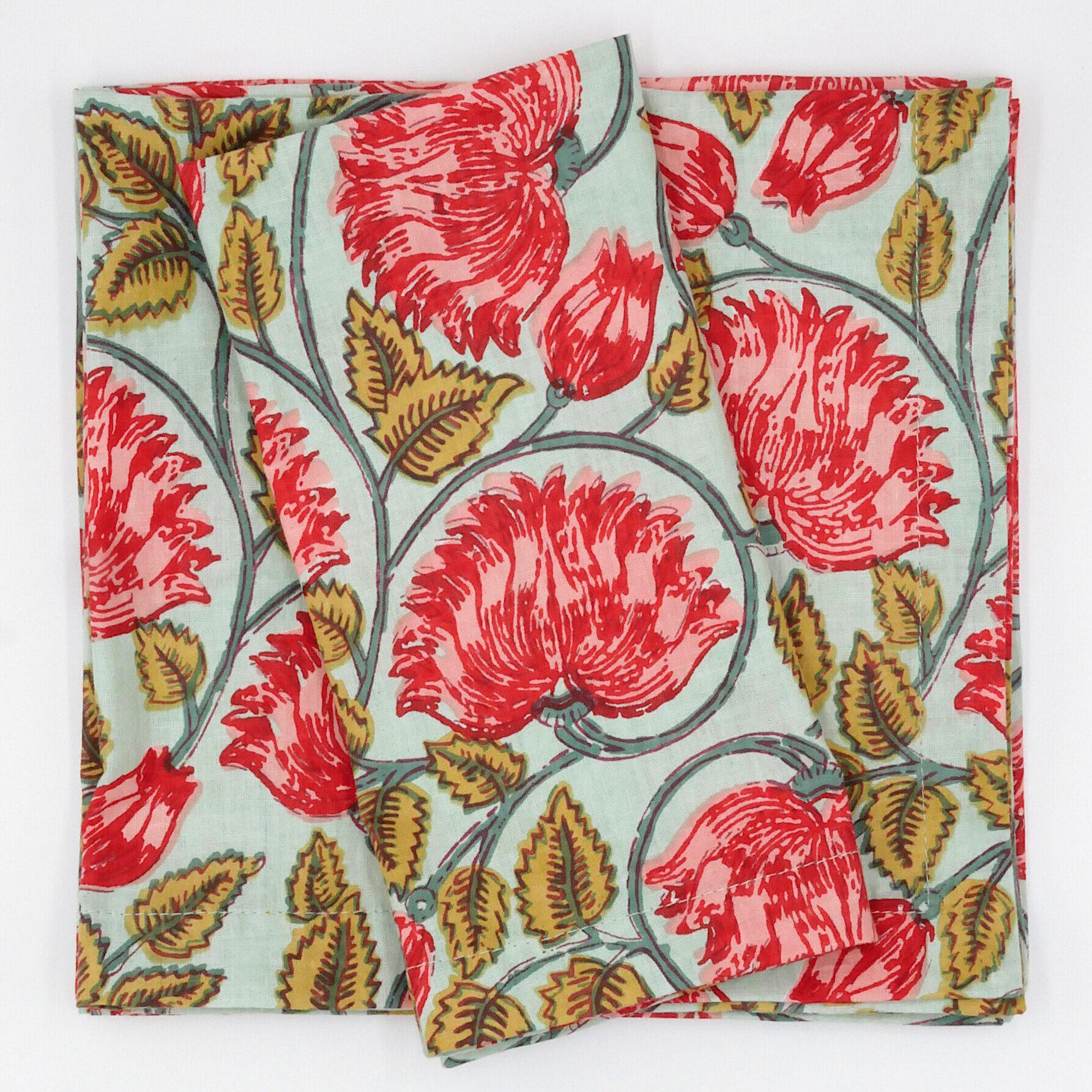 Blockprint Servietten "Chic Picnic" (4er)