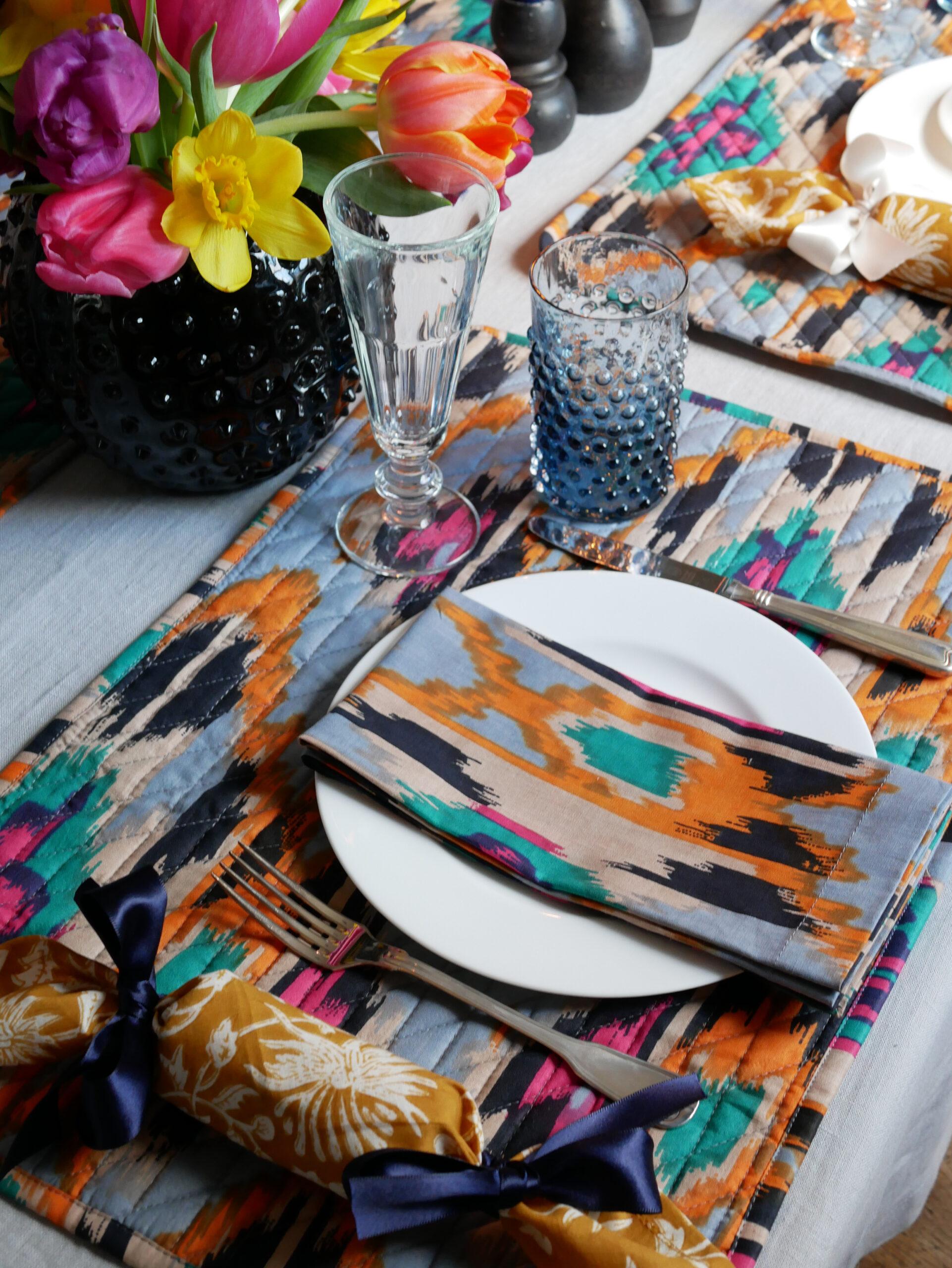 Ikat Servietten "Bonanza" (4er)