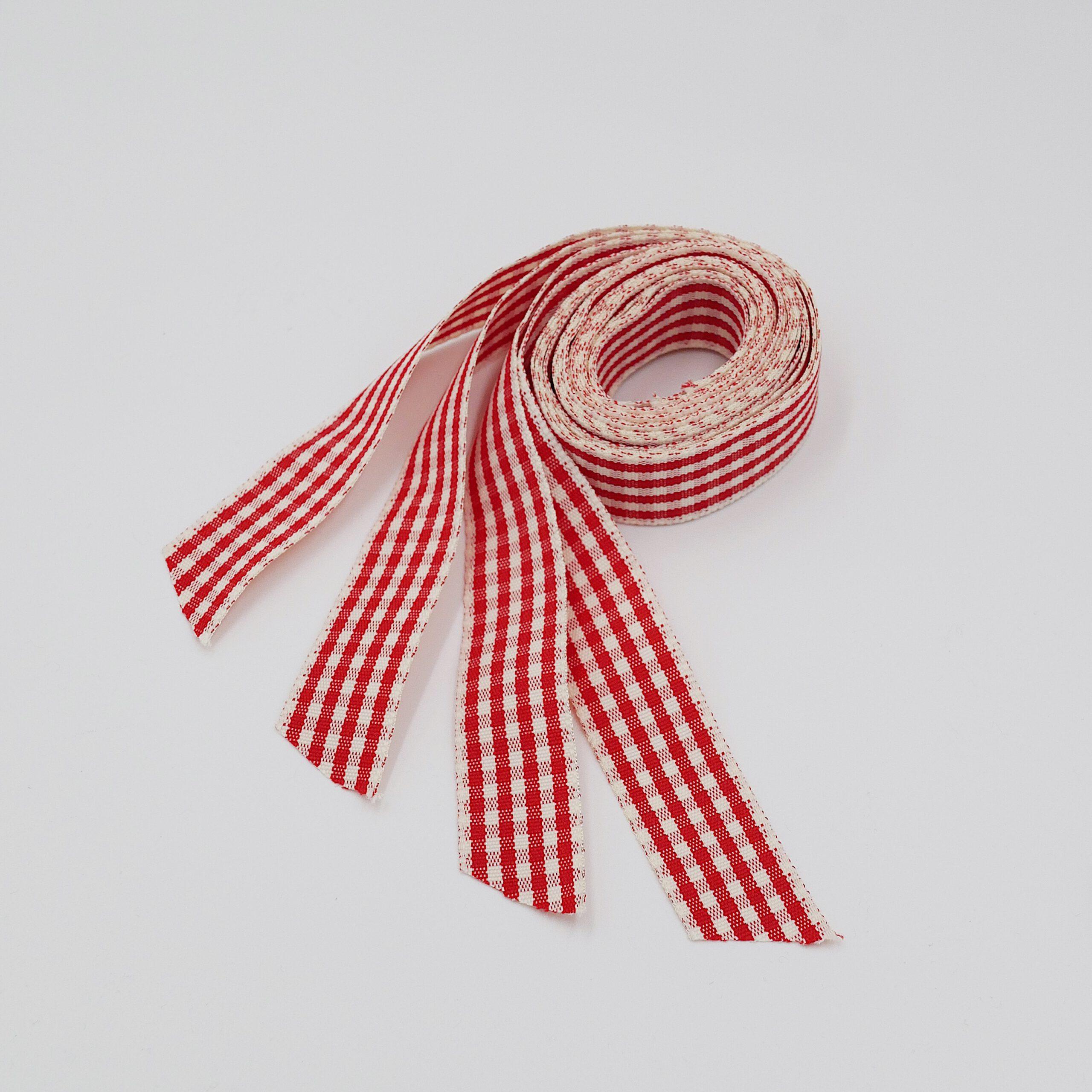 Serviettenbänder - Rot kariert (6er)