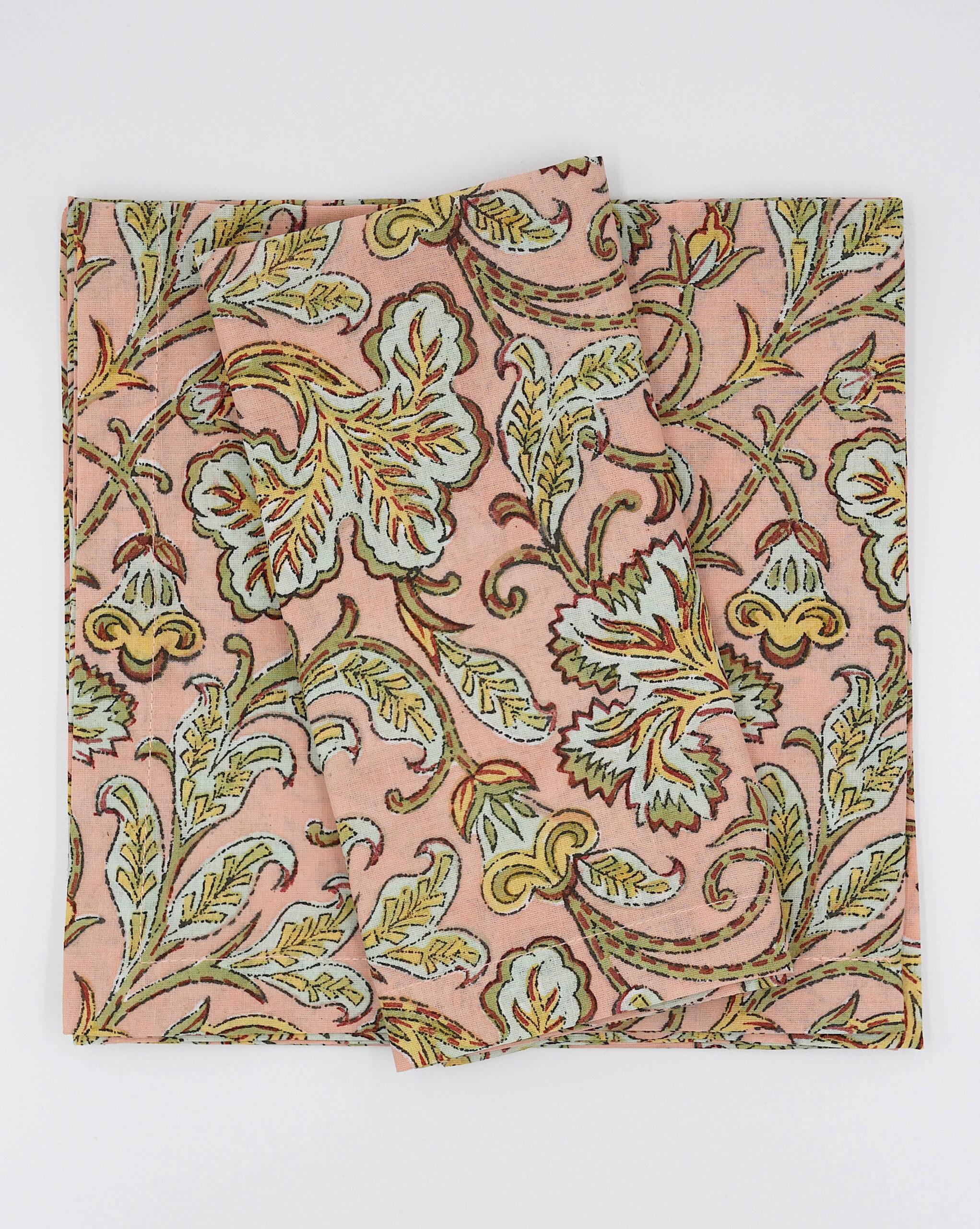 Blockprint Servietten "Zuppa di Zucca" (6er)