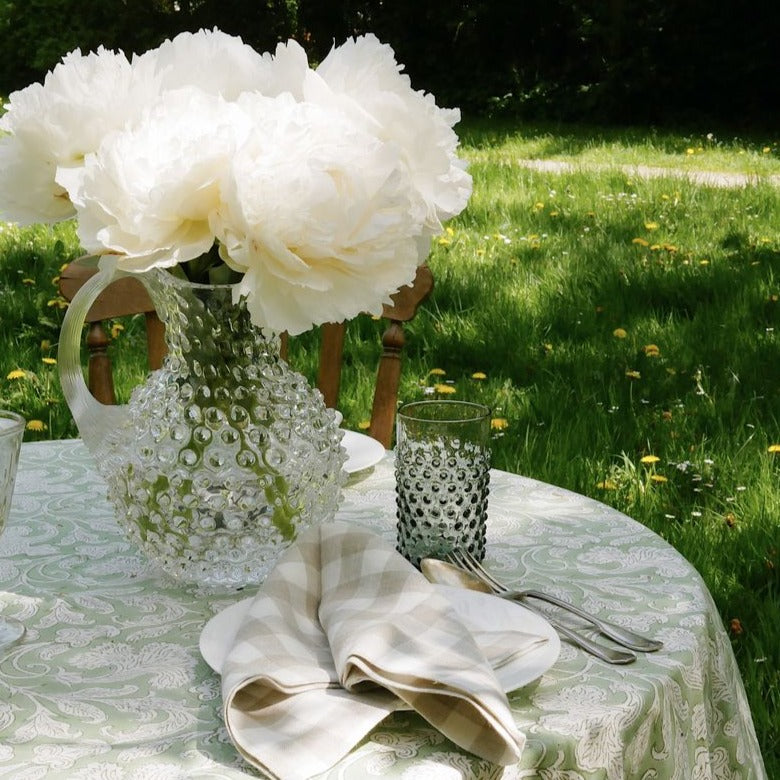 Wasserglas mit Noppen Grau (6er)