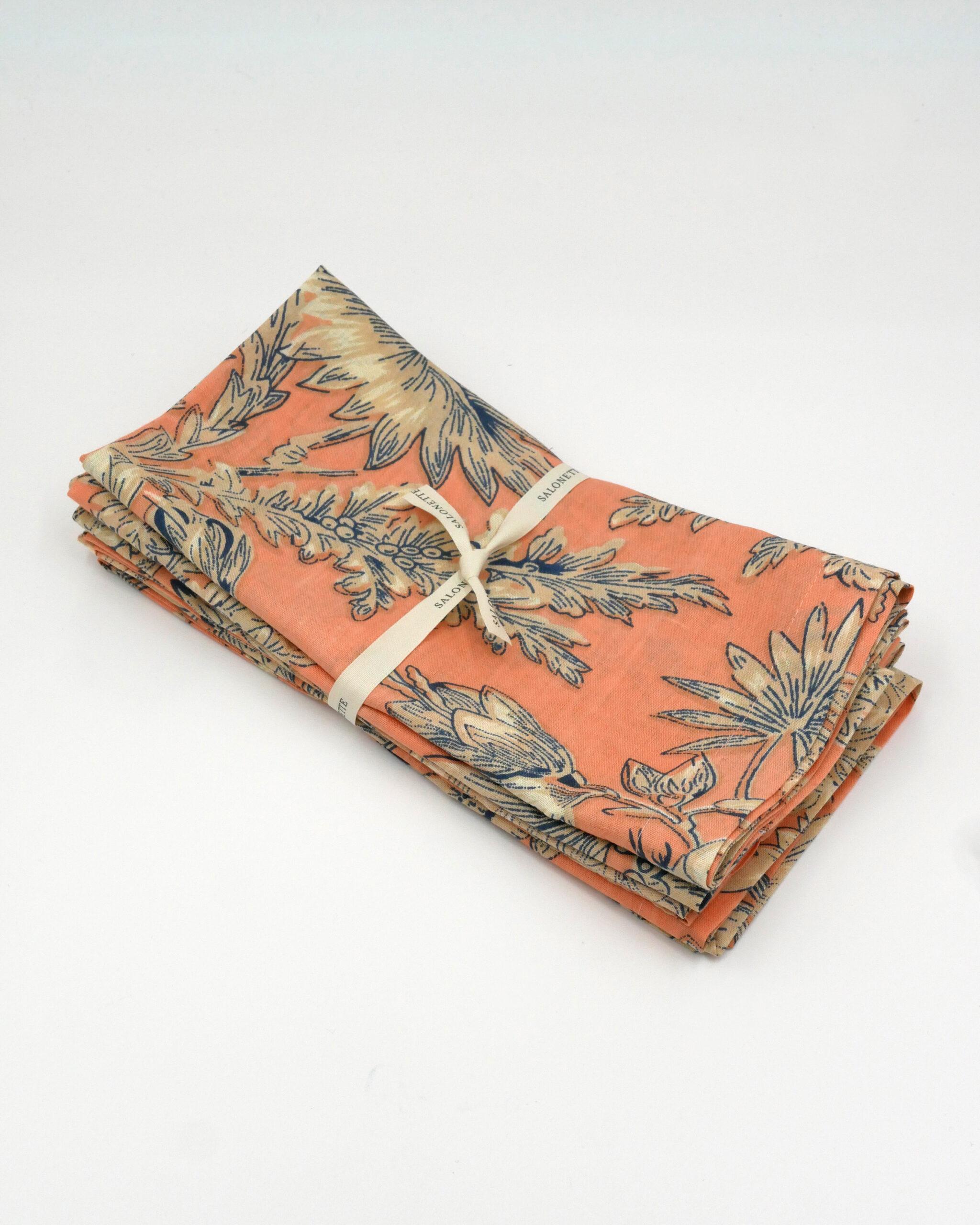 Blockprint Servietten "Dolce Vita" (4er)